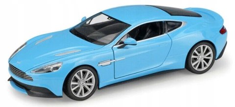 Aston Martin Vanquish blue MODEL METAL WELLY 1:24