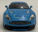 Aston Martin Vanquish blue MODEL METAL WELLY 1:24