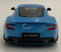 Aston Martin Vanquish blue MODEL METAL WELLY 1:24