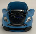 Aston Martin Vanquish blue MODEL METAL WELLY 1:24