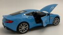 Aston Martin Vanquish blue MODEL METAL WELLY 1:24