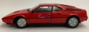 BMW M1 red samochód model 24098 Welly 1:24