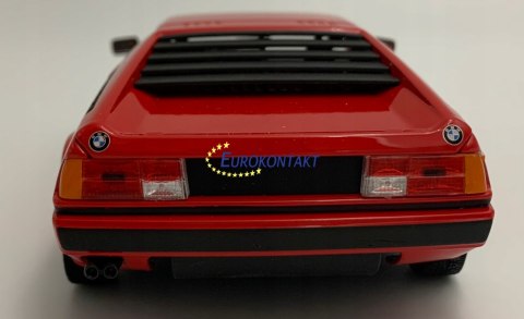 BMW M1 red samochód model 24098 Welly 1:24 BMW M1 red samochód model 24098 Welly 1:24