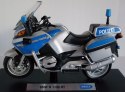 BMW R1200 RT Policja Polizei 1:18 Welly metalowy