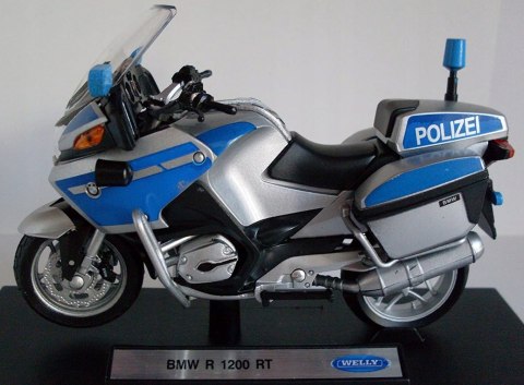 BMW R1200 RT Policja Polizei 1:18 Welly metalowy BMW R1200 RT Policja Polizei 1:18 Welly metalowy