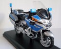 BMW R1200 RT Policja Polizei 1:18 Welly metalowy