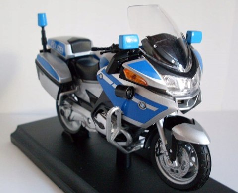 BMW R1200 RT Policja Polizei 1:18 Welly metalowy BMW R1200 RT Policja Polizei 1:18 Welly metalowy