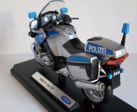 BMW R1200 RT Policja Polizei 1:18 Welly metalowy BMW R1200 RT Policja Polizei 1:18 Welly metalowy