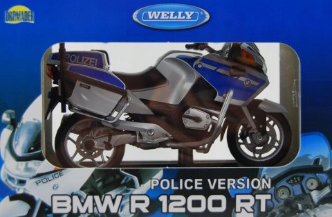 BMW R1200 RT Policja Polizei 1:18 Welly metalowy BMW R1200 RT Policja Polizei 1:18 Welly metalowy