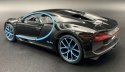 BUGATTI Chiron black blue 1:24 model Maisto 31514