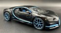 BUGATTI Chiron black blue 1:24 model Maisto 31514