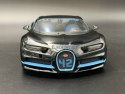 BUGATTI Chiron black blue 1:24 model Maisto 31514