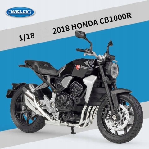 HONDA CB 1000R 2018 motocykl 1:18 Welly metalowy HONDA CB 1000R 2018 motocykl 1:18 Welly metalowy