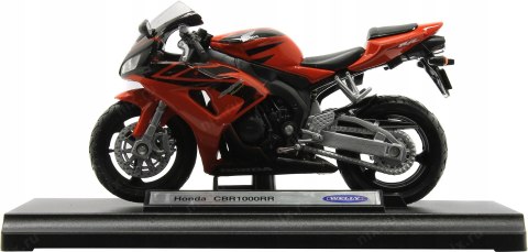 HONDA CBR 1000RR motocykl 1:18 Welly metalowy HONDA CBR 1000RR motocykl 1:18 Welly metalowy
