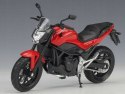 HONDA NC 750 S 2018 motocykl 1:18 Welly metalowy