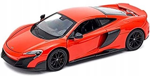 McLaren 675 LT Coupe red metal model Welly 1:24