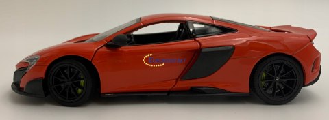 McLaren 675 LT Coupe red metal model Welly 1:24 McLaren 675 LT Coupe red metal model Welly 1:24