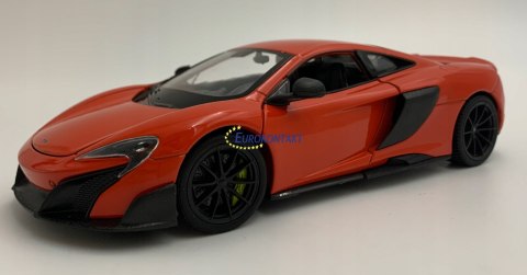 McLaren 675 LT Coupe red metal model Welly 1:24 McLaren 675 LT Coupe red metal model Welly 1:24