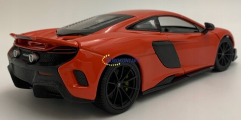 McLaren 675 LT Coupe red metal model Welly 1:24 McLaren 675 LT Coupe red metal model Welly 1:24