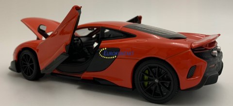 McLaren 675 LT Coupe red metal model Welly 1:24 McLaren 675 LT Coupe red metal model Welly 1:24