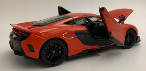 McLaren 675 LT Coupe red metal model Welly 1:24 McLaren 675 LT Coupe red metal model Welly 1:24