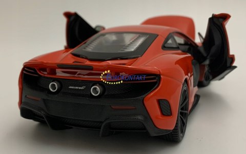 McLaren 675 LT Coupe red metal model Welly 1:24 McLaren 675 LT Coupe red metal model Welly 1:24