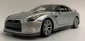 NISSAN GT-R R-35 silver 1:18 model BBurago 12079