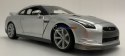 NISSAN GT-R R-35 silver 1:18 model BBurago 12079