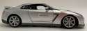 NISSAN GT-R R-35 silver 1:18 model BBurago 12079