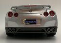 NISSAN GT-R R-35 silver 1:18 model BBurago 12079