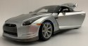 NISSAN GT-R R-35 silver 1:18 model BBurago 12079