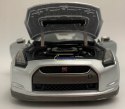 NISSAN GT-R R-35 silver 1:18 model BBurago 12079