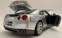 NISSAN GT-R R-35 silver 1:18 model BBurago 12079