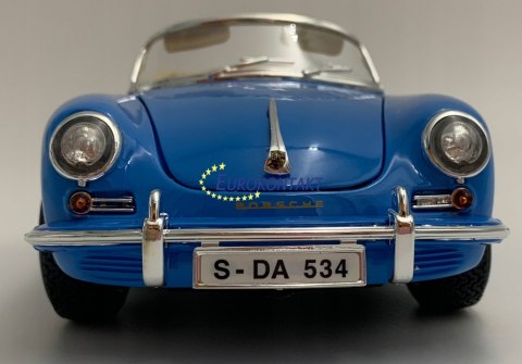 PORSCHE 356B Cabrio 1961 1:18 model BBurago 12025 PORSCHE 356B Cabrio 1961 1:18 model BBurago 12025