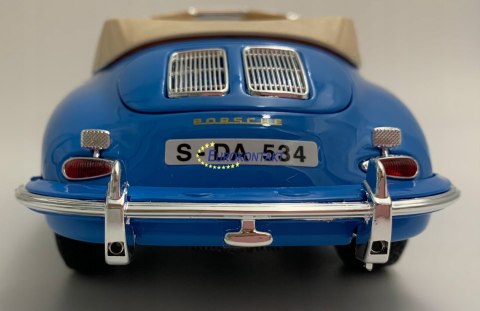PORSCHE 356B Cabrio 1961 1:18 model BBurago 12025 PORSCHE 356B Cabrio 1961 1:18 model BBurago 12025