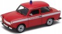 TRABANT 601 STRAŻ POŻARNA model metal Welly 1:24