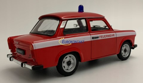TRABANT 601 STRAŻ POŻARNA model metal Welly 1:24 TRABANT 601 STRAŻ POŻARNA model metal Welly 1:24