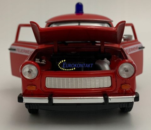 TRABANT 601 STRAŻ POŻARNA model metal Welly 1:24 TRABANT 601 STRAŻ POŻARNA model metal Welly 1:24