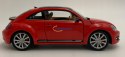 VW Volkswagen Beetle red metal model Welly 1:24