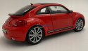 VW Volkswagen Beetle red metal model Welly 1:24