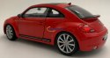 VW Volkswagen Beetle red metal model Welly 1:24