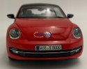 VW Volkswagen Beetle red metal model Welly 1:24