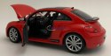 VW Volkswagen Beetle red metal model Welly 1:24