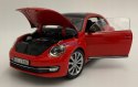 VW Volkswagen Beetle red metal model Welly 1:24