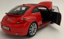 VW Volkswagen Beetle red metal model Welly 1:24