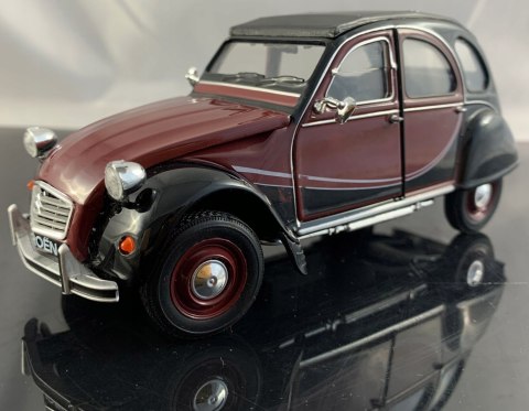 CITROEN 2CV 6 Charleston model metal WELLY 1:24 CITROEN 2CV 6 Charleston model metal WELLY 1:24