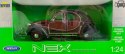 CITROEN 2CV 6 Charleston model metal WELLY 1:24