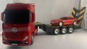 DUŻY Mercedes ACTROS lora + AMT GT 1:24 RC FILM !