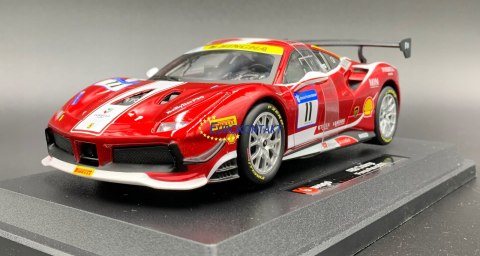 FERRARI 488 Challenge FR model Bburago 26308 1:24 FERRARI 488 Challenge FR model Bburago 26308 1:24