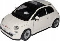 Fiat 500 white 1:24 metalowy Bburago 22106